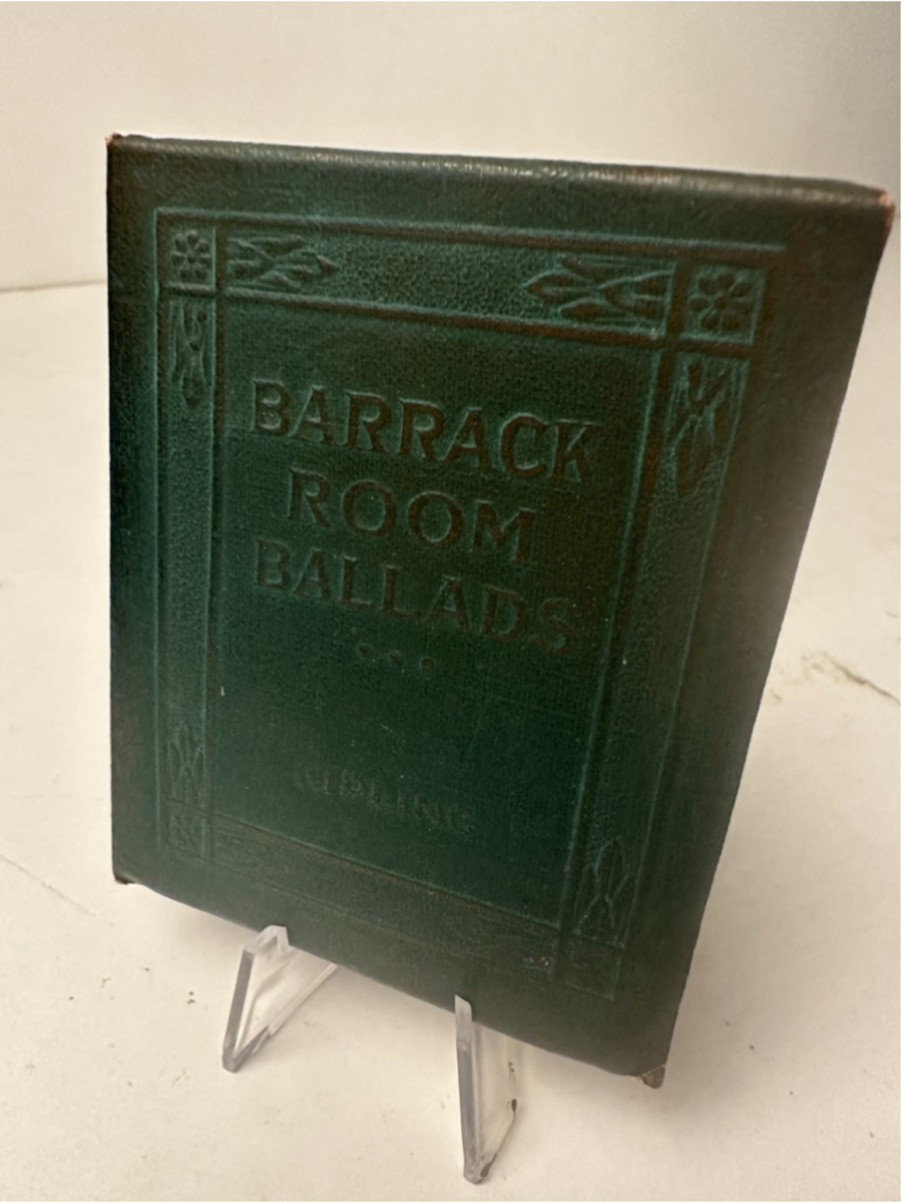 Vintage Little Leather Library Barrack-Room Ballads Rudyard Kipling Mini Book